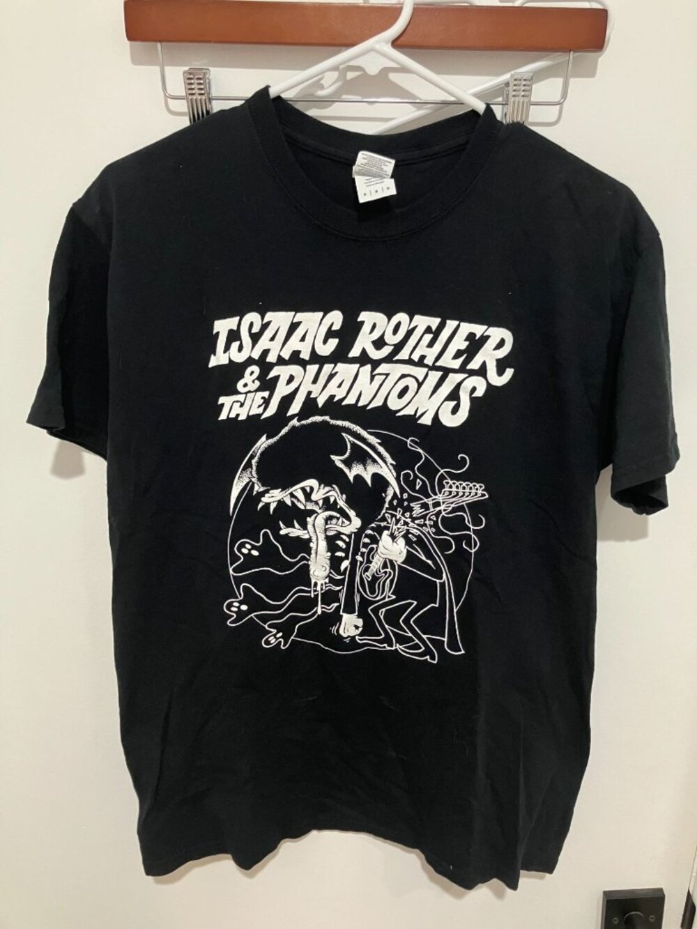 Isaac Rother & The Phantoms (The Phantom A.D.) Rock Band Graphic T-Shirt Medium